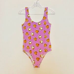 H&M Purple Tank Top with Cartoon Print